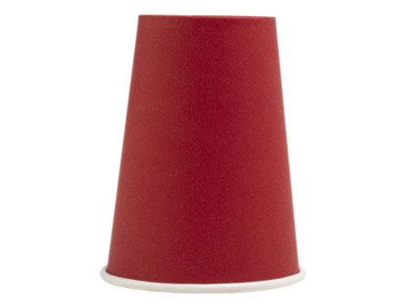 PROnappe Gobelet en carton, 0,2 l, rouge