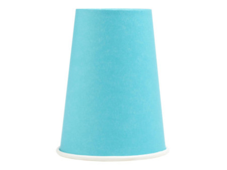 PROnappe Gobelet en carton, 0,2 l, bleu turquoise