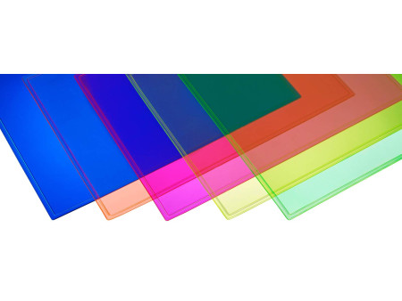 Läufer Sous-main DURELLA TRANSLUCIDE FLUO, bleu