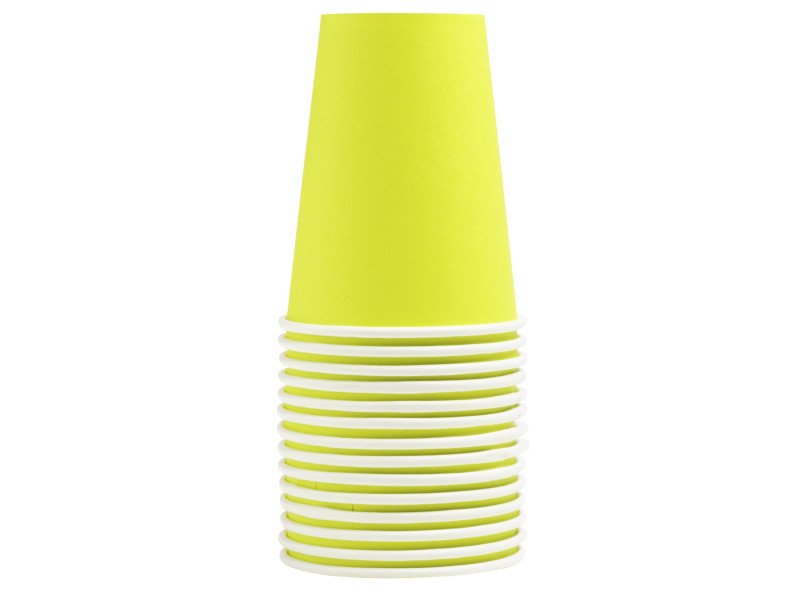 PROnappe Gobelet en carton, 0,2 l, vert kiwi