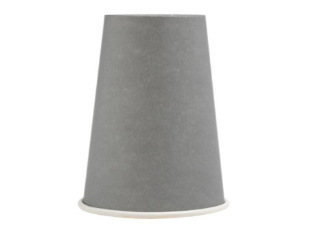 PROnappe Gobelet en carton, 0,2 l, gris