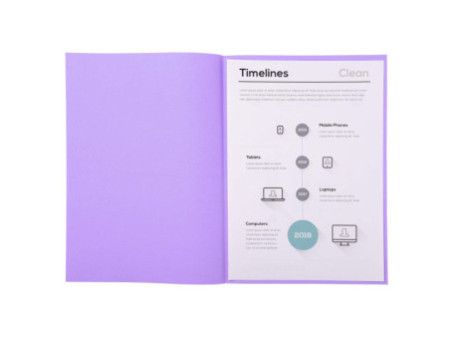 EXACOMPTA Sous-chemises SUPER 60, A4, 60 g/m2, lilas