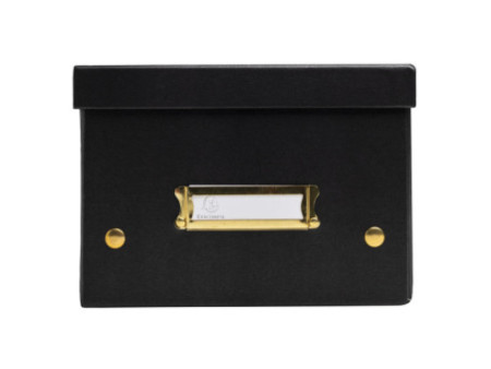 EXACOMPTA Boîte de rangement Neo Deco, A5+, noir