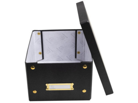 EXACOMPTA Boîte de rangement Neo Deco, A5+, noir