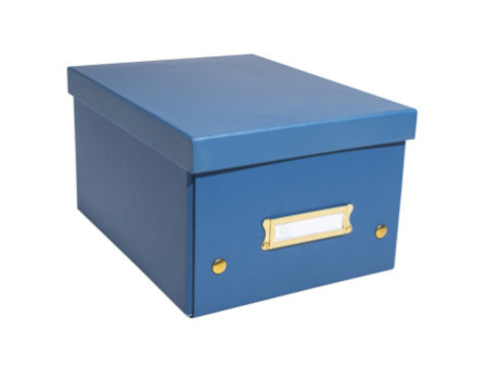 EXACOMPTA Boîte de rangement Neo Deco, A5+, bleu