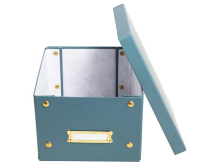 EXACOMPTA Boîte de rangement Neo Deco, A5+, bleu vert