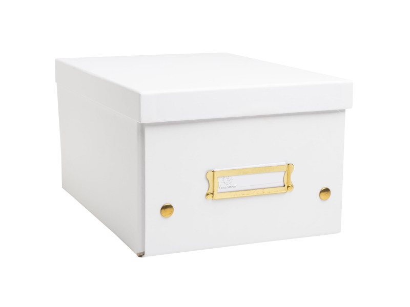 EXACOMPTA Boîte de rangement Neo Deco, A5+, blanc