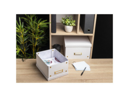 EXACOMPTA Boîte de rangement Neo Deco, A5+, blanc