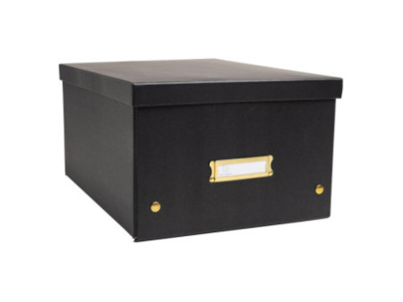 EXACOMPTA Boîte de rangement Neo Deco, A4+, noir