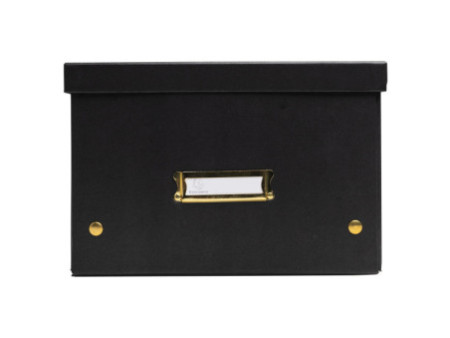 EXACOMPTA Boîte de rangement Neo Deco, A4+, noir