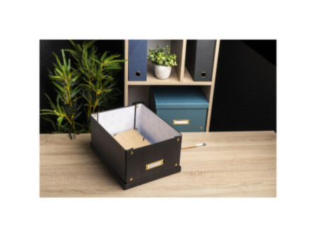 EXACOMPTA Boîte de rangement Neo Deco, A4+, noir