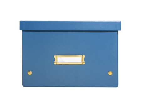 EXACOMPTA Boîte de rangement Neo Deco, A4+, bleu