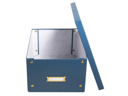EXACOMPTA Boîte de rangement Neo Deco, A4+, bleu