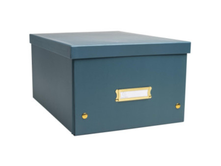 EXACOMPTA Boîte de rangement Neo Deco, A4+, bleu vert