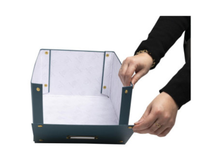 EXACOMPTA Boîte de rangement Neo Deco, A4+, bleu vert