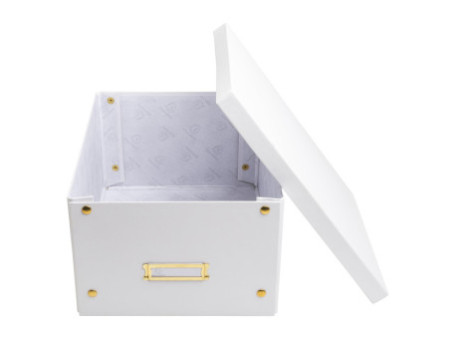 EXACOMPTA Boîte de rangement Neo Deco, A4+, blanc