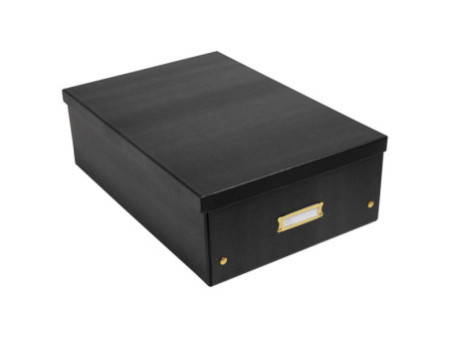 EXACOMPTA Boîte de rangement Neo Deco, A3+, noir