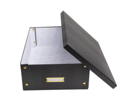 EXACOMPTA Boîte de rangement Neo Deco, A3+, noir