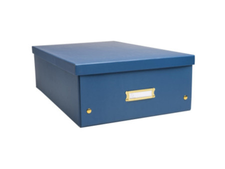 EXACOMPTA Boîte de rangement Neo Deco, A3+, bleu