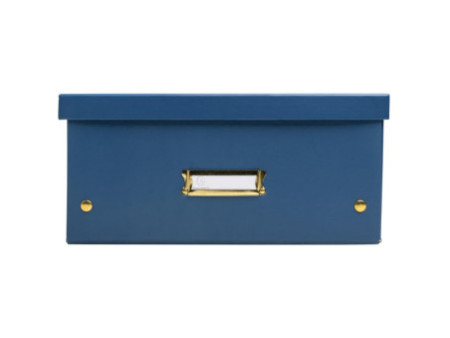 EXACOMPTA Boîte de rangement Neo Deco, A3+, bleu