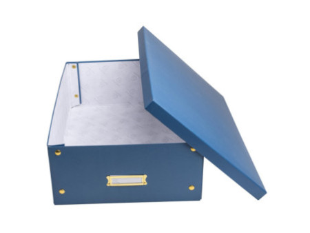 EXACOMPTA Boîte de rangement Neo Deco, A3+, bleu