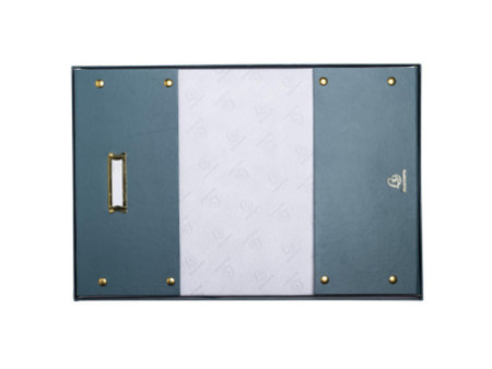 EXACOMPTA Boîte de rangement Neo Deco, A3+, bleu vert