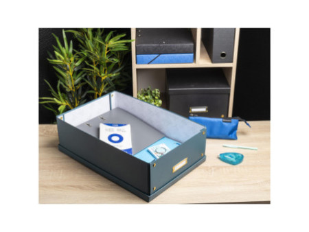 EXACOMPTA Boîte de rangement Neo Deco, A3+, bleu vert