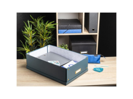 EXACOMPTA Boîte de rangement Neo Deco, A3+, bleu vert