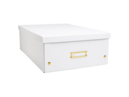 EXACOMPTA Boîte de rangement Neo Deco, A3+, blanc
