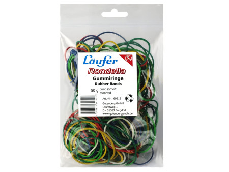 Läufer Bracelets élastiques RONDELLA en sachet, assorti,50 g