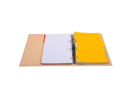 EXACOMPTA Classeur à levier PVC Premium, A4, 50 mm, saumon