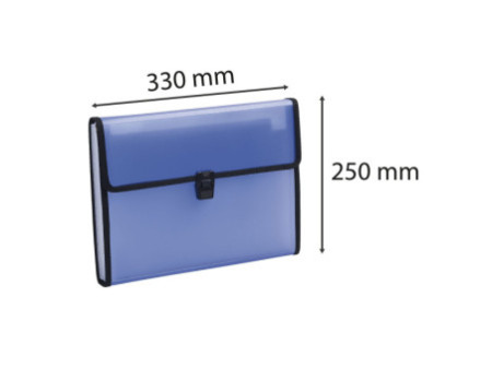 EXACOMPTA Trieur valisette Chromaline, 13 compartiments