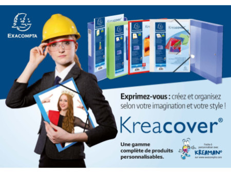 EXACOMPTA Protège-documents Kreacover, A4, 30 pochettes