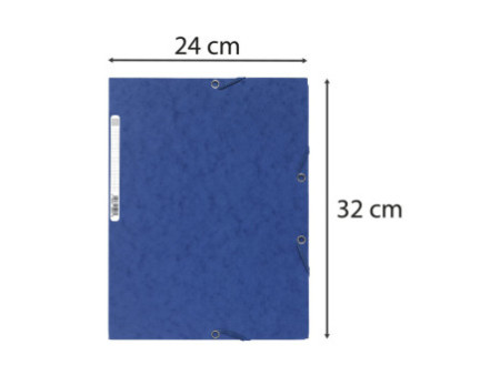 EXACOMPTA Chemise à élastiques, A4, carton, assorti