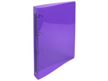 EXACOMPTA Classeur à anneaux, PP, 4 anneaux, A4, assorti
