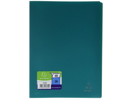 EXACOMPTA Protège-documents, PP, A4, 30 pochettes, assorti