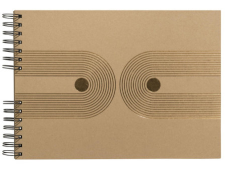 EXACOMPTA Album photo à spirale Graphik, 320 x 220 mm, kraft