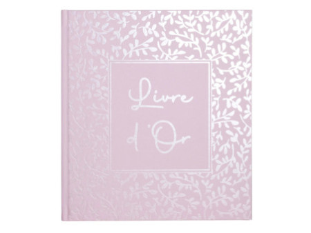 EXACOMPTA Livre d'Or AutentiK, 190 x 210 mm, rose candy