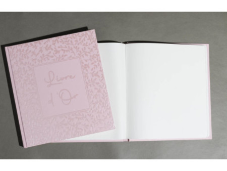 EXACOMPTA Livre d'Or AutentiK, 190 x 210 mm, rose candy