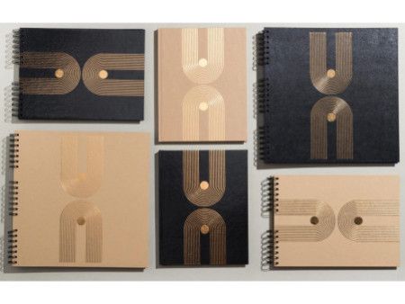 EXACOMPTA Livre d'Or Graphik, 220 x 270 mm, noir