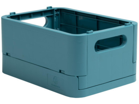 EXACOMPTA Boîte de rangement Smart Case Mini, bleu pacifique
