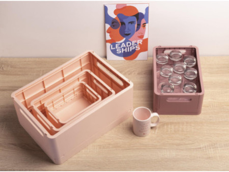 EXACOMPTA Boîte de rangement Smart Case Midi, nude