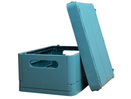 EXACOMPTA Boîte de rangement Smart Case Midi, bleu pacifique
