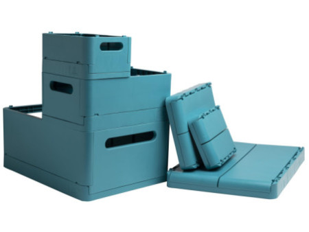 EXACOMPTA Boîte de rangement Smart Case Midi, bleu pacifique