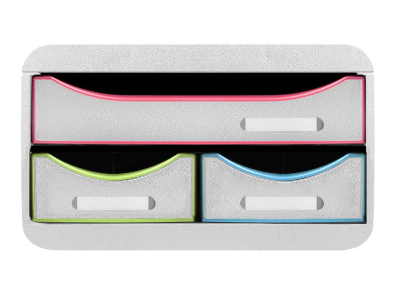 EXACOMPTA Module de classement SMALL-BOX, blanc/arlequin