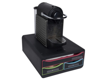 EXACOMPTA Module de classement SMALL-BOX, noir/arlequin