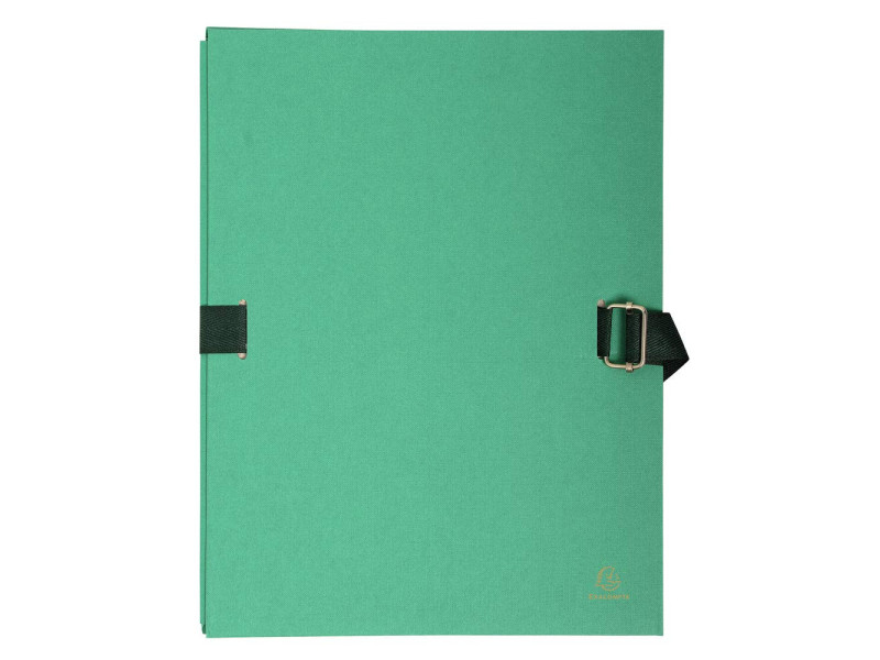 EXACOMPTA Chemise à dos extensible, A4, carton, vert clair