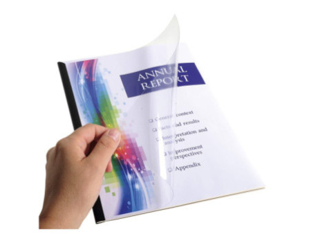 EXACOMPTA Plats de couverture, A4, PVC, 0,20 mm, transparent