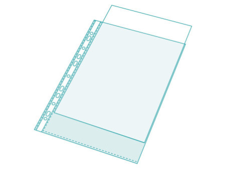 EXACOMPTA Pochette perforée, A4, PP, transparent