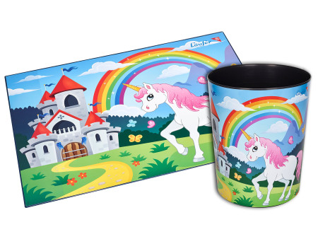 Läufer Corbeille à papier 'Licorne'